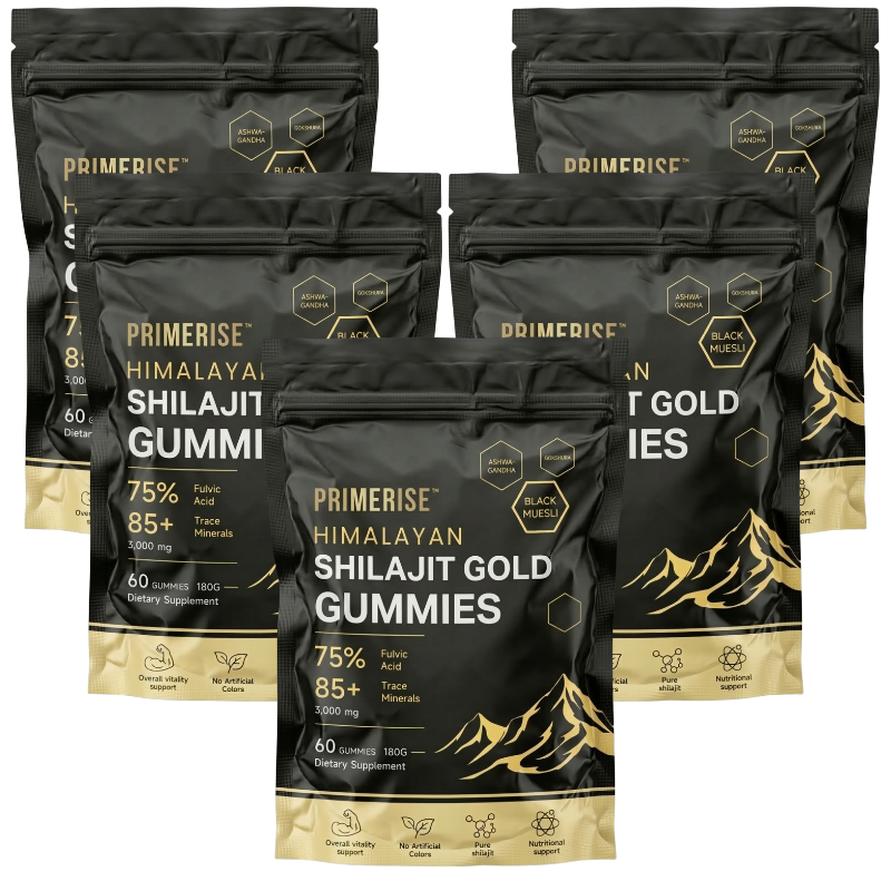PrimeRise™ | 3-in-1 Shilajit Gummies for Male Vitality