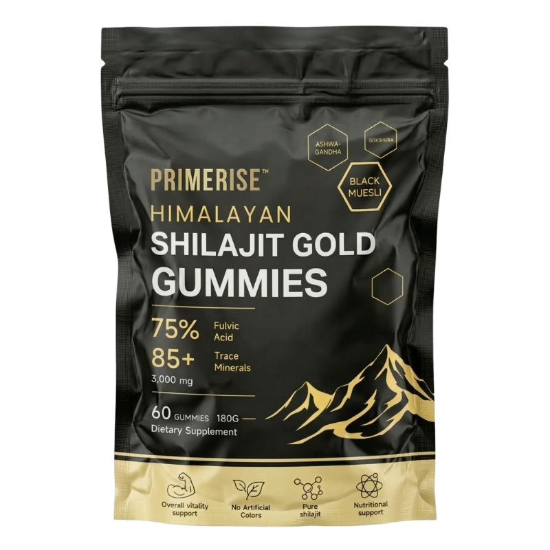 PrimeRise™ | 3-in-1 Shilajit Gummies for Male Vitality