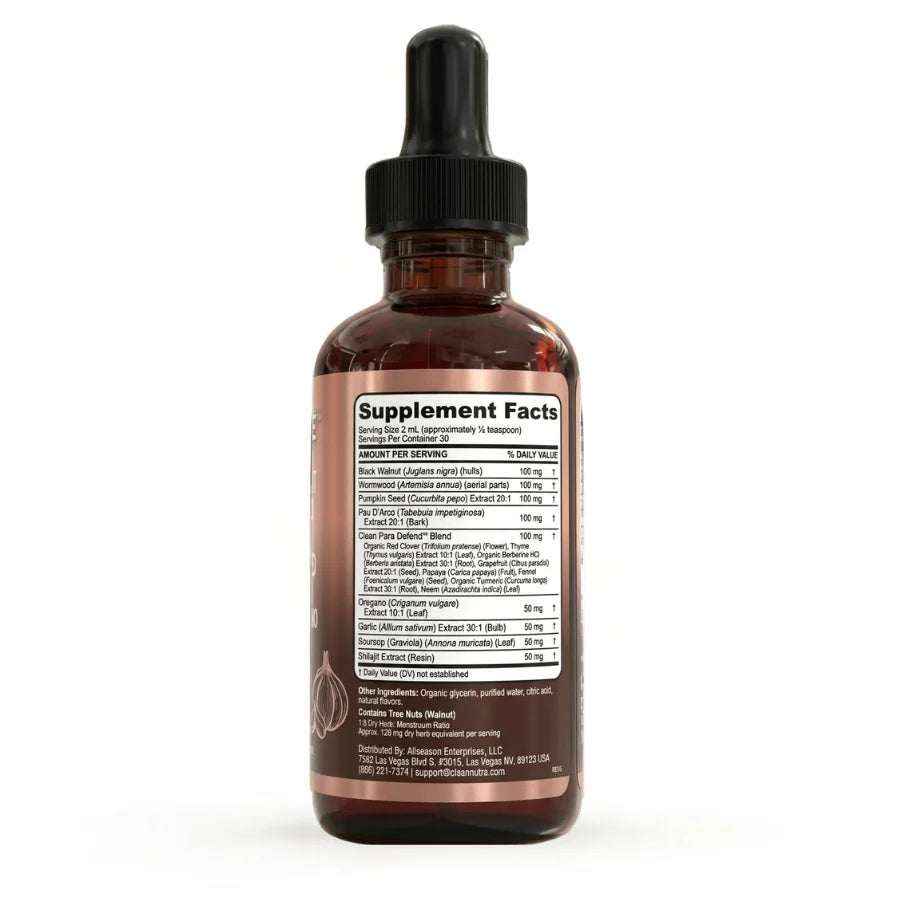 ParaPurge™ | Wormwood & Black Walnut Parasite Detox