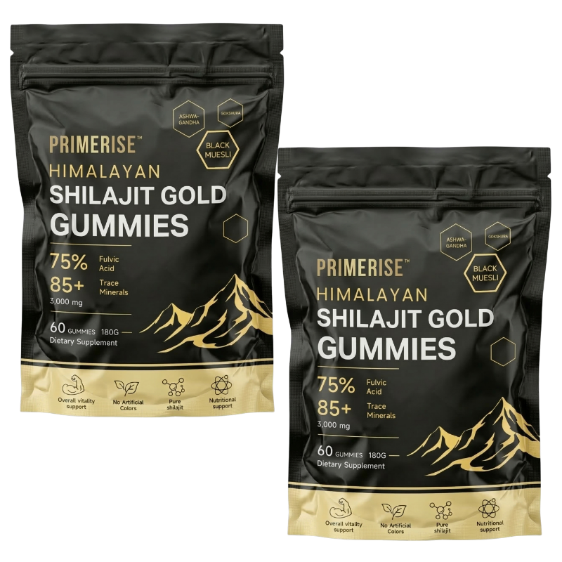 PrimeRise™ | 3-in-1 Shilajit Gummies for Male Vitality