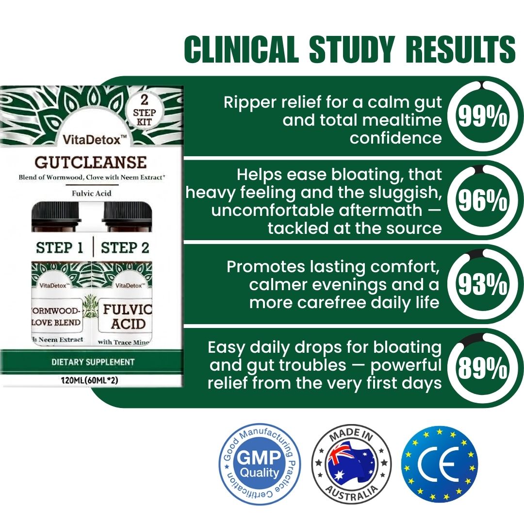 VitaDetox™ | Gutcleanser Blend of Wormwood, Clove with Neem Extract