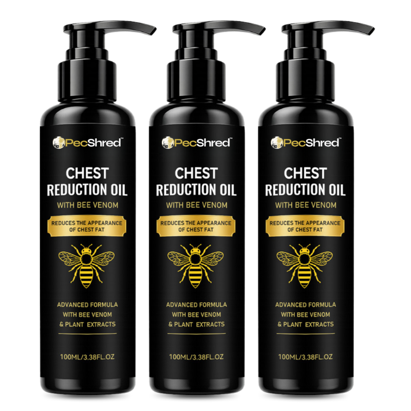 PecShred™ | Bee Venom Chest Reduction Oil