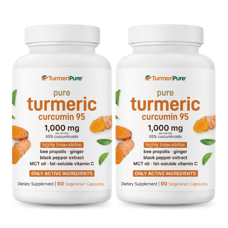 TurmeriPure™ | Turmeric Curcumin Capsules (1,000mg) Liver Supplement