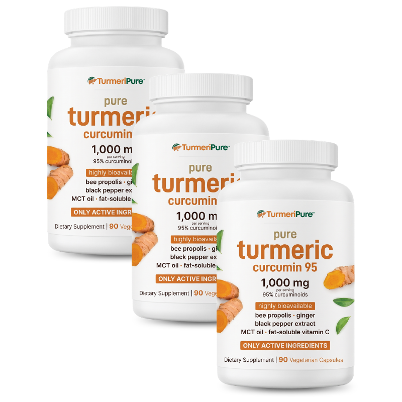 TurmeriPure™ | Turmeric Curcumin Capsules (1,000mg) Liver Supplement