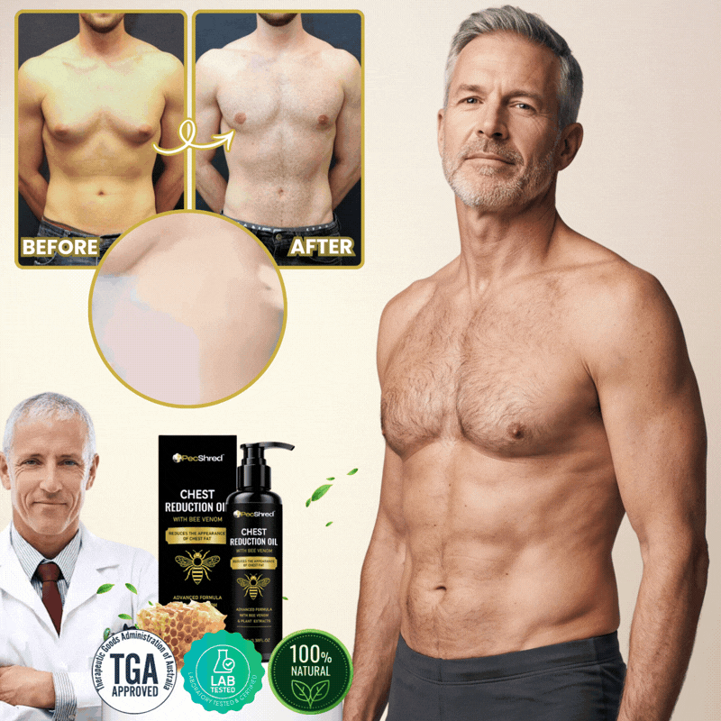 PecShred™ | Bee Venom Chest Reduction Oil