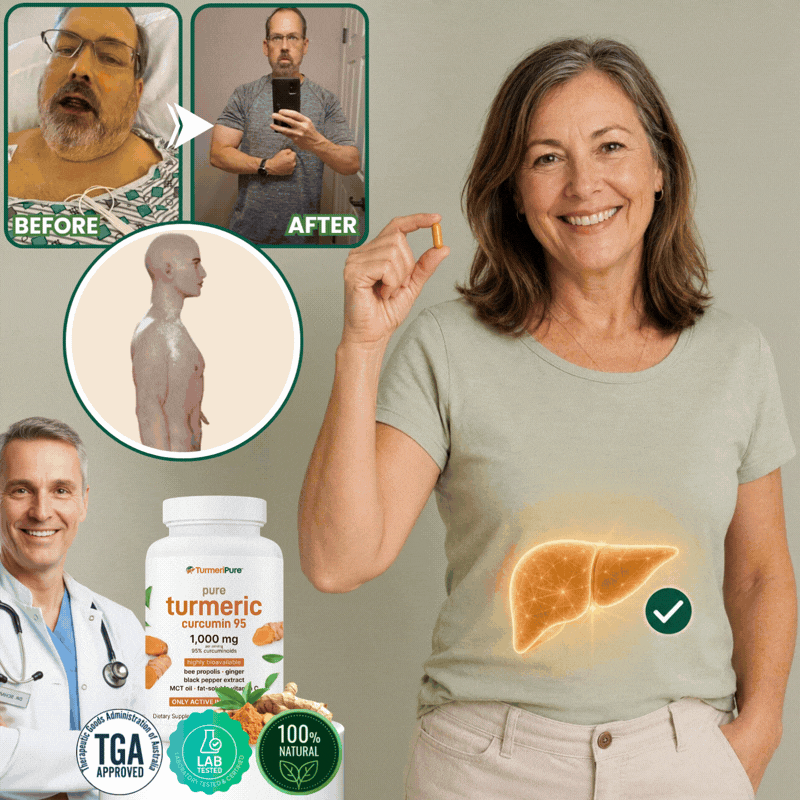 TurmeriPure™ | Turmeric Curcumin Capsules (1,000mg) Liver Supplement