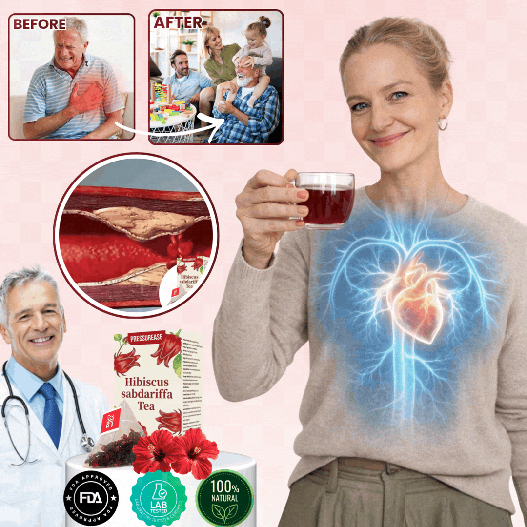 PressurEase™ | 100% Pure Hibiscus — No Fillers