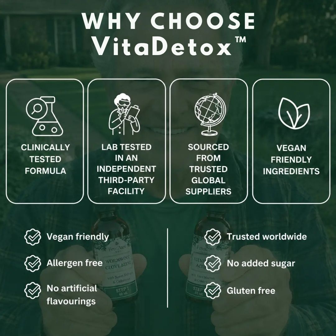 VitaDetox™ | Gutcleanser Blend of Wormwood, Clove with Neem Extract