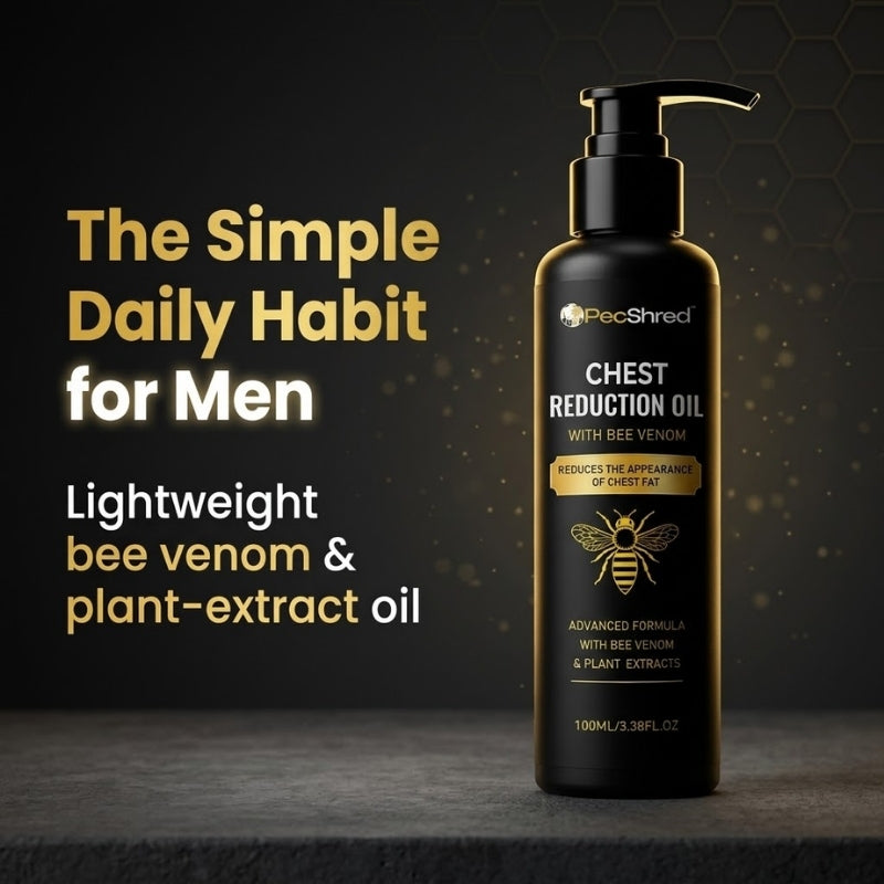 PecShred™ | Daily Chest Care Oil for Men