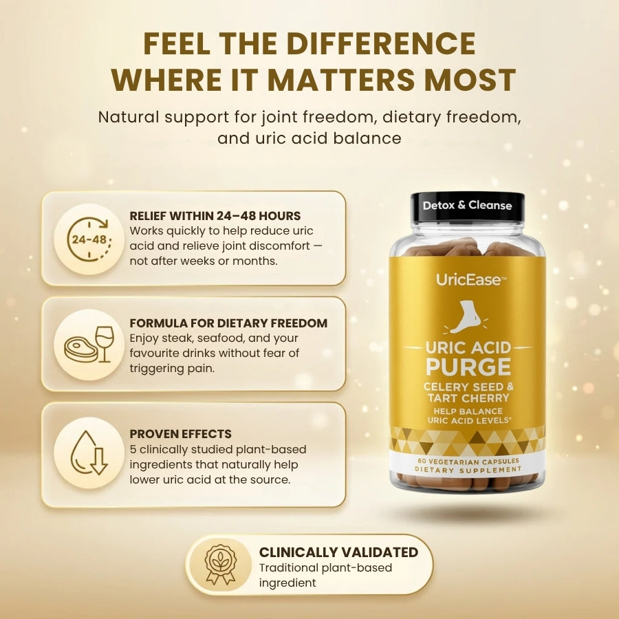 UricEase™ | Uric Acid Protection Formula