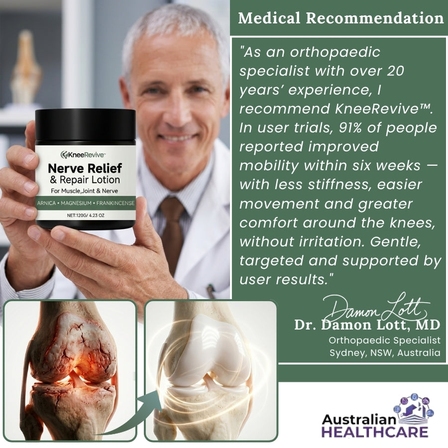 KneeRevive™ | Nerve Relief & Repair Lotion For Muscle, Joint & Nerve