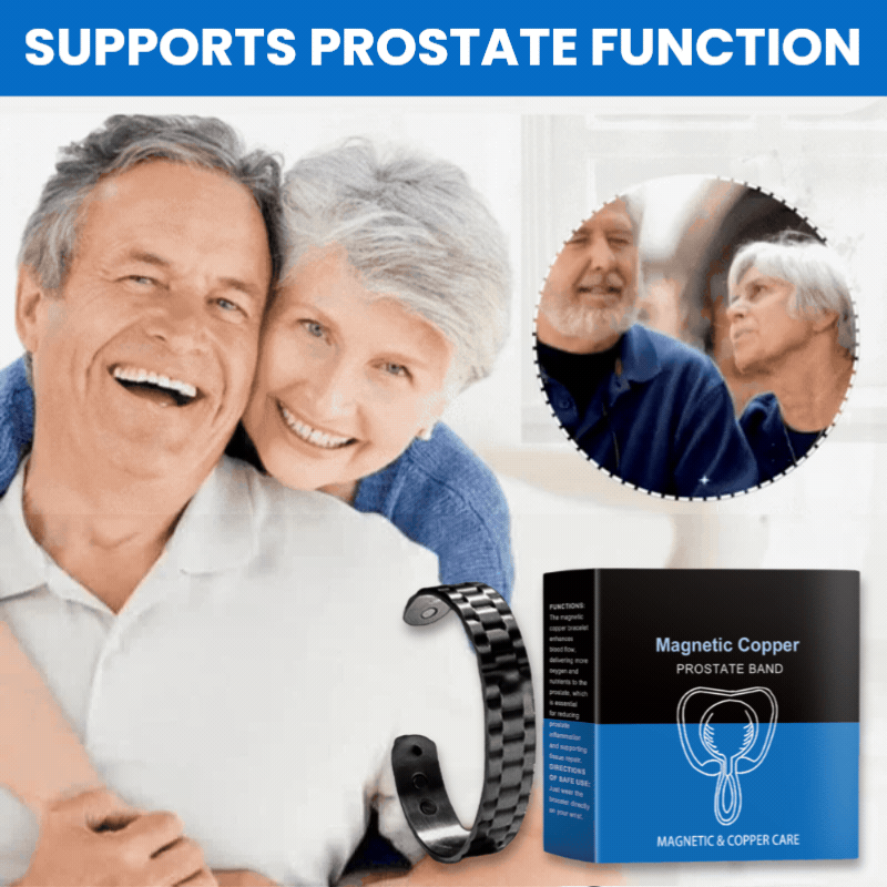 ProstateBand™ | Magnetic Copper Bracelet for Prostate Health