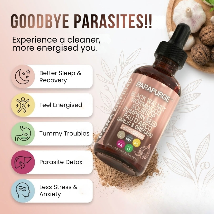 ParaPurge™ | Wormwood & Black Walnut Parasite Detox