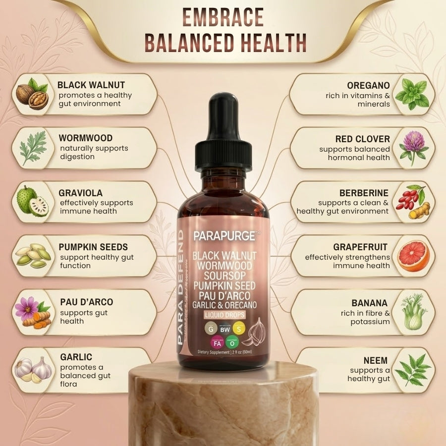 ParaPurge™ | Wormwood & Black Walnut Parasite Detox