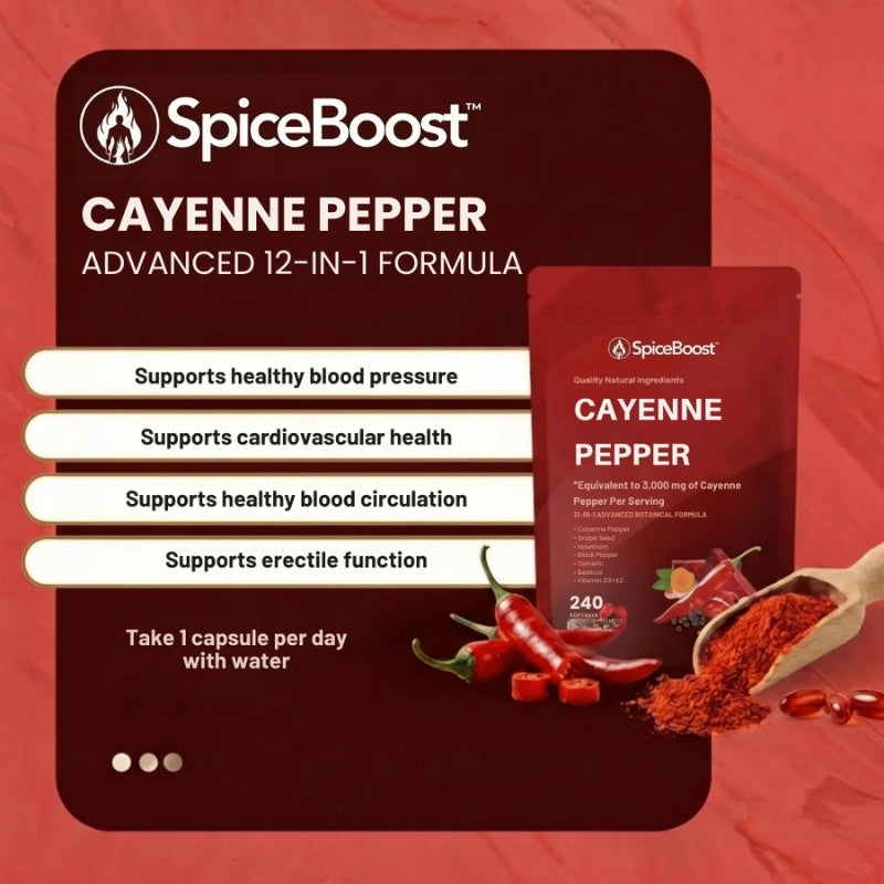 SpiceBoost™ | Concentrated Cayenne Pepper for Erectile Dysfunction