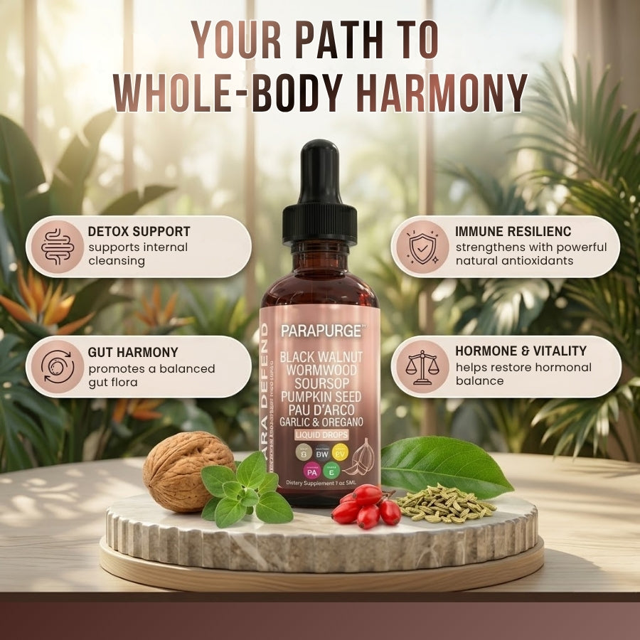 ParaPurge™ | Wormwood & Black Walnut Parasite Detox