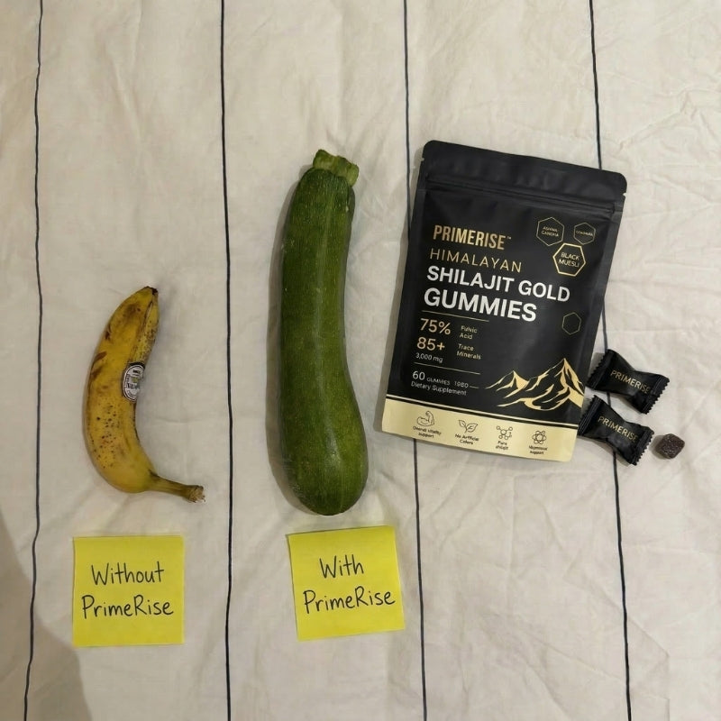 PrimeRise™ | 3-in-1 Shilajit Gummies for Male Vitality