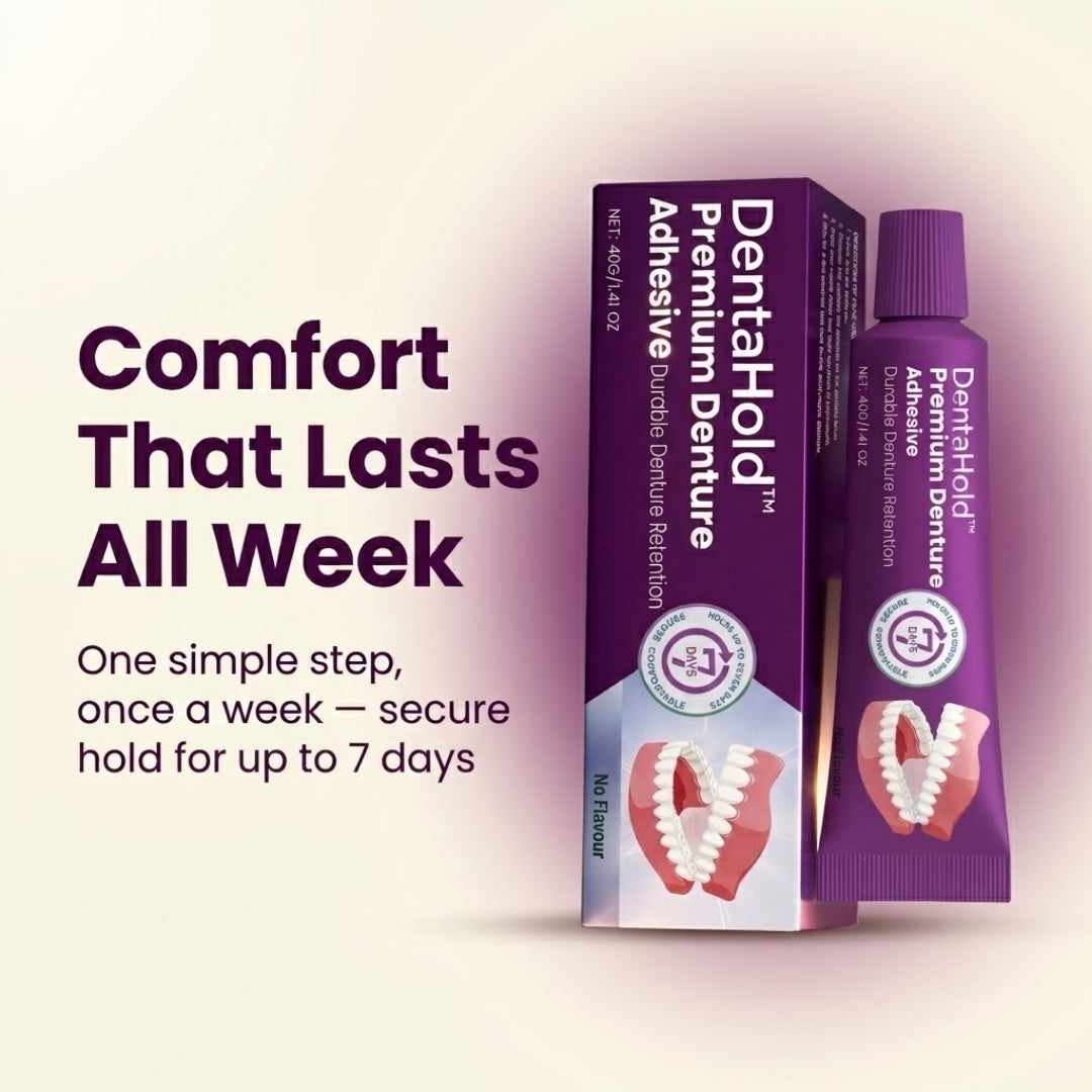 DentaHold™ | Long-Lasting Denture Adhesive