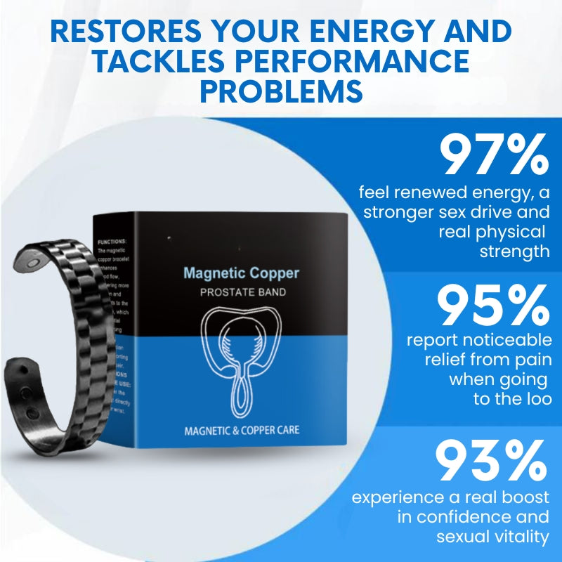 ProstateBand™ | Magnetic Copper Bracelet for Prostate Health