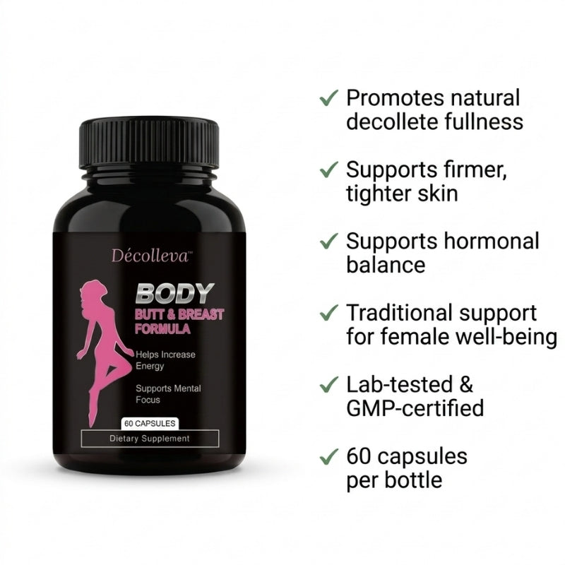 Décolleva™ | Fenugreek + Pueraria Mirifica for breast firming and fullness
