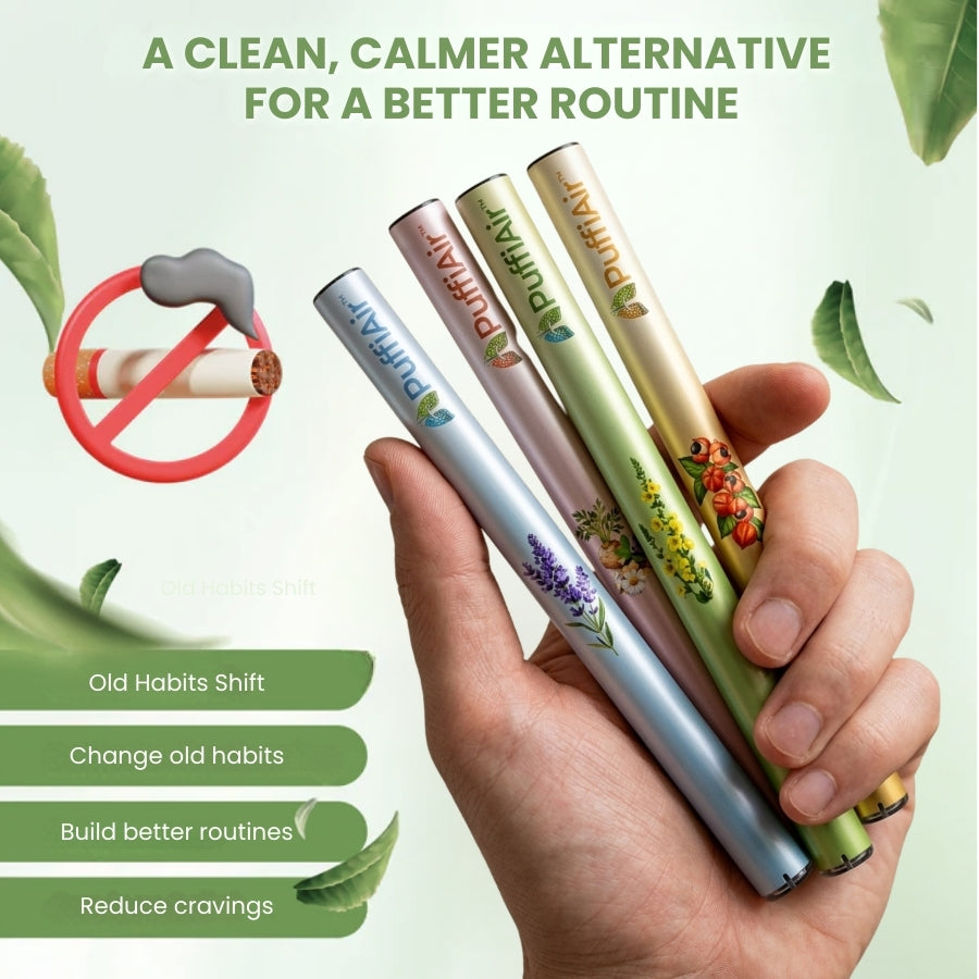 PuffiAir™ | Mullein Leaf Diffuser (4 Aromas in One Box)