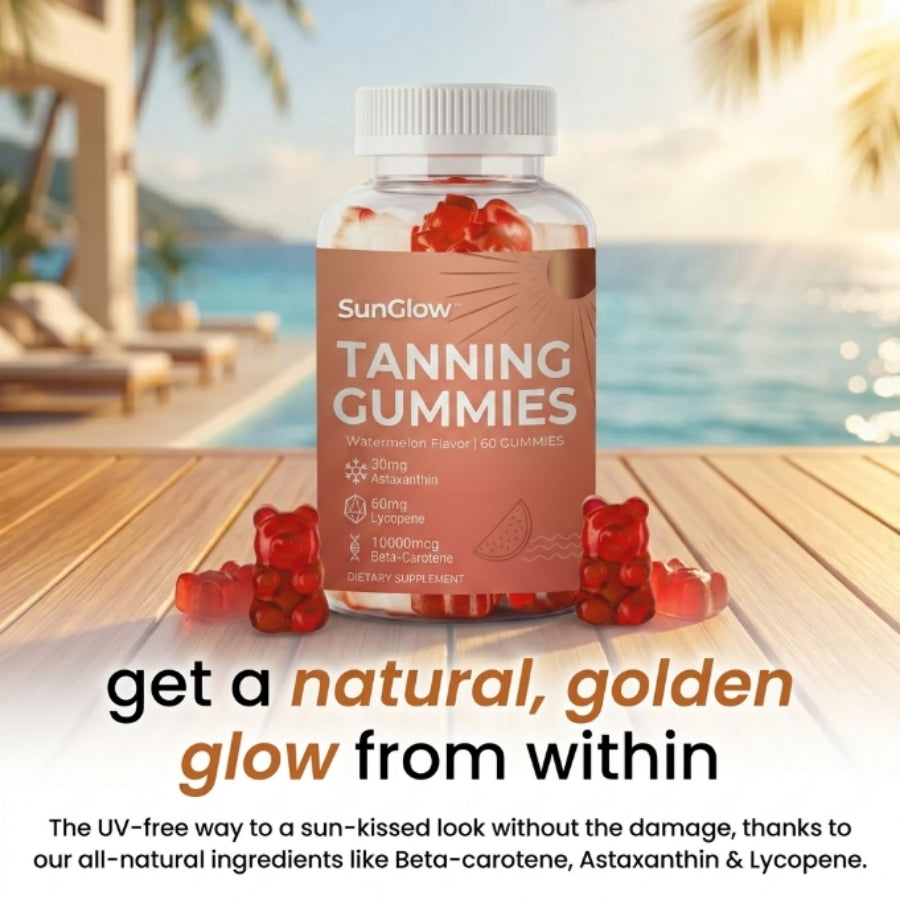 SunGlow™ | Tanning Gummies (Watermelon Flavor)