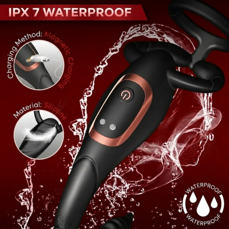 PrimePulse™ | Advanced 3-in-1 Male Wellness & Performance Device