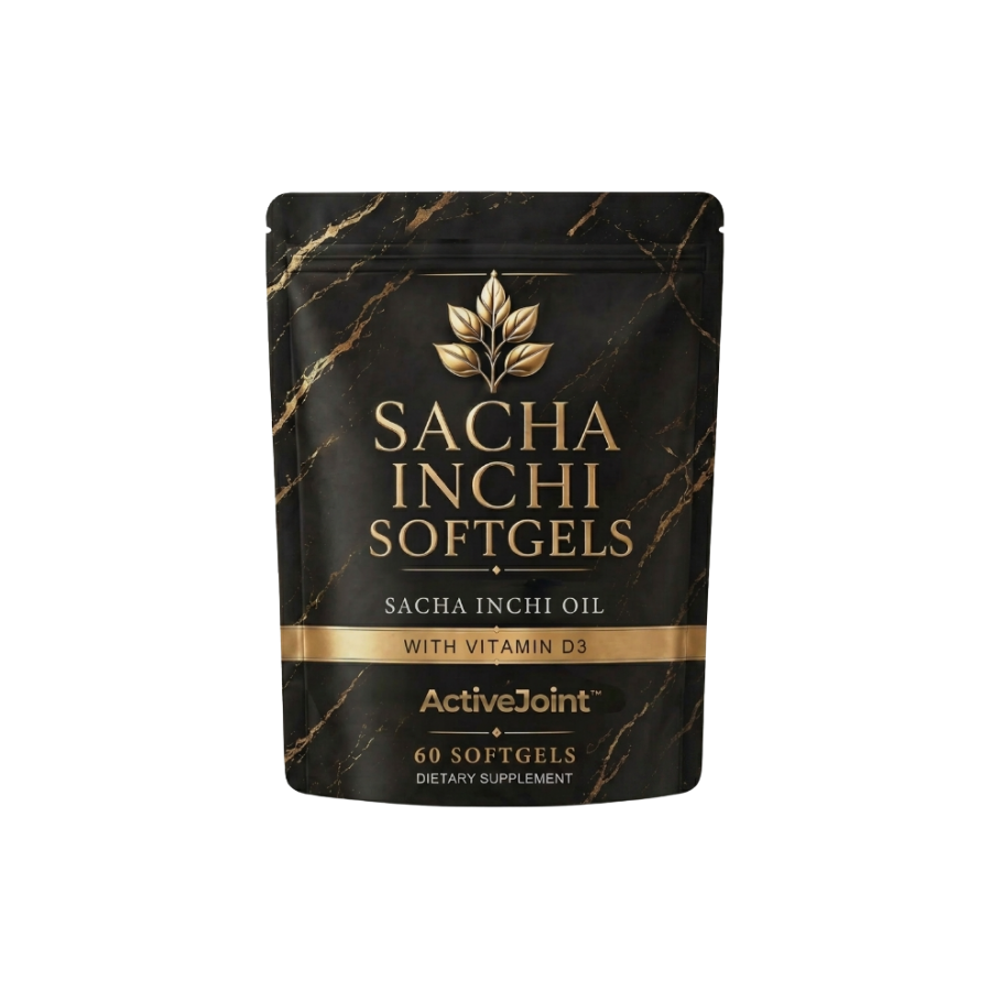 ActiveJoint™ | Organic Sacha Inchi Oil & Vitamin D3 Softgels