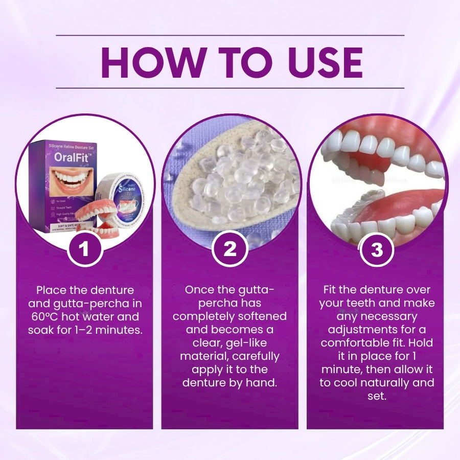 OralFit™ | Silicone Reline Denture Set