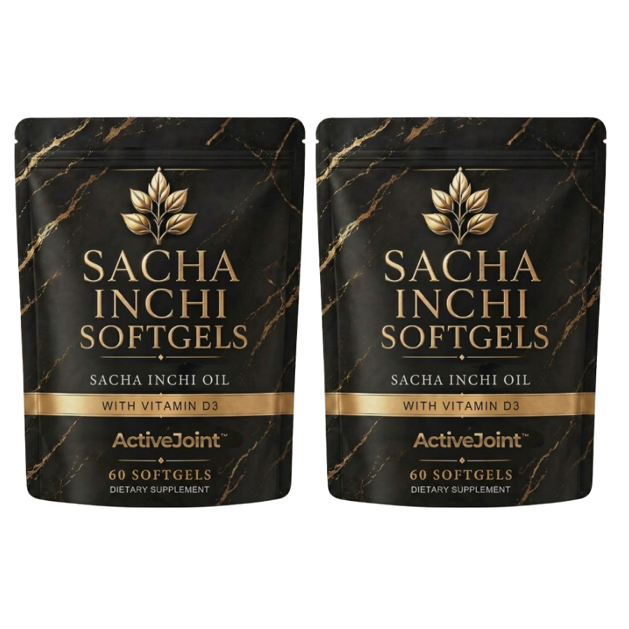 ActiveJoint™ | Organic Sacha Inchi Oil & Vitamin D3 Softgels