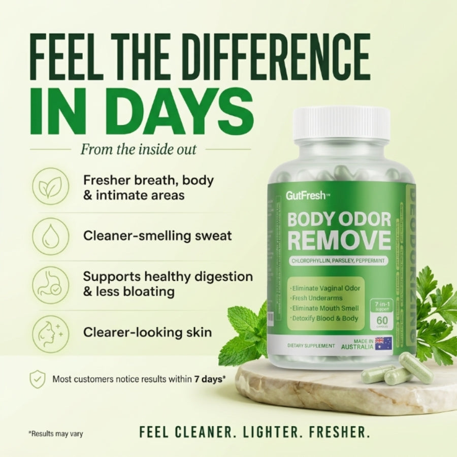 GutFresh™ | Body Odor Remover Capsules