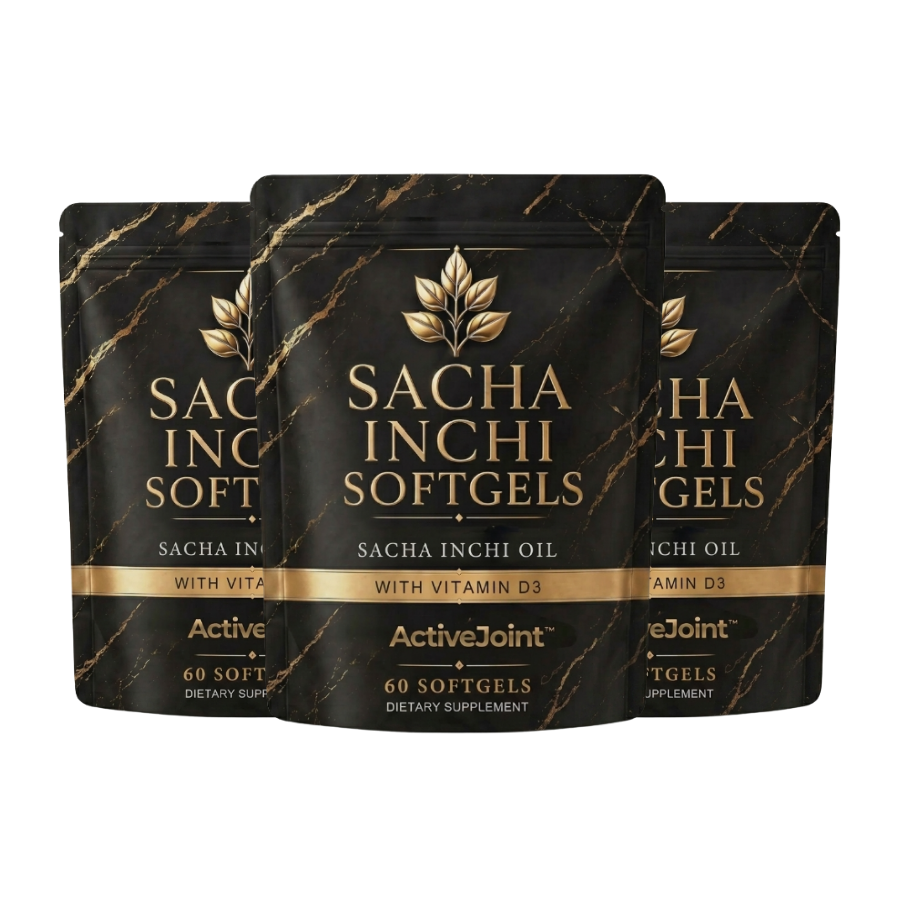 ActiveJoint™ | Organic Sacha Inchi Oil & Vitamin D3 Softgels