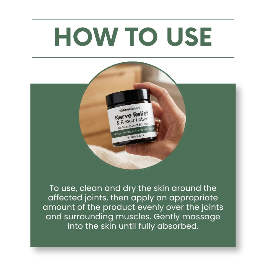 KneeRevive™ | Nerve Relief & Repair Lotion For Muscle, Joint & Nerve