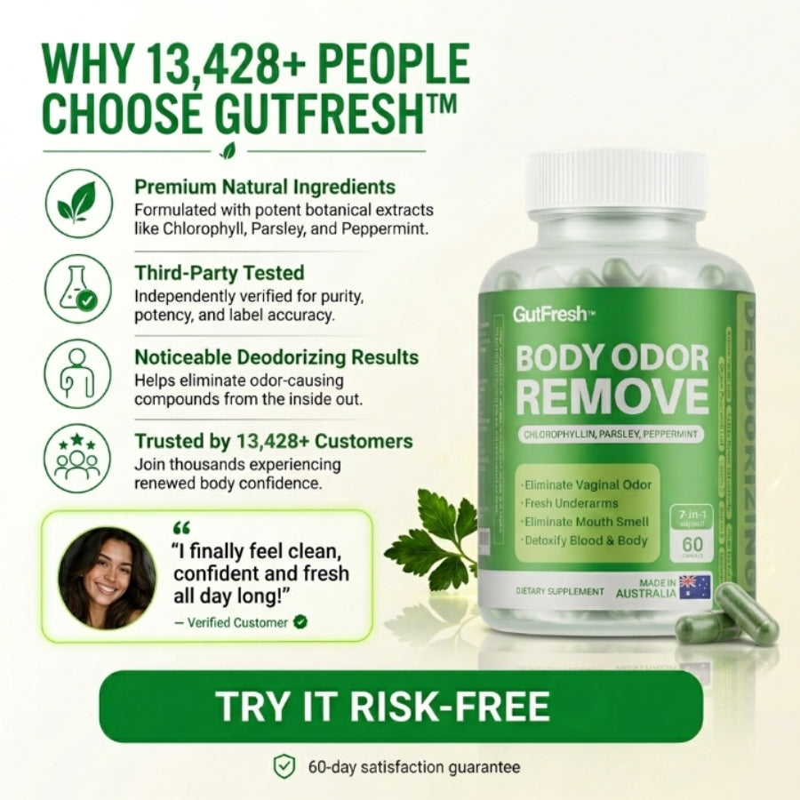 GutFresh™ | Body Odor Remover Capsules