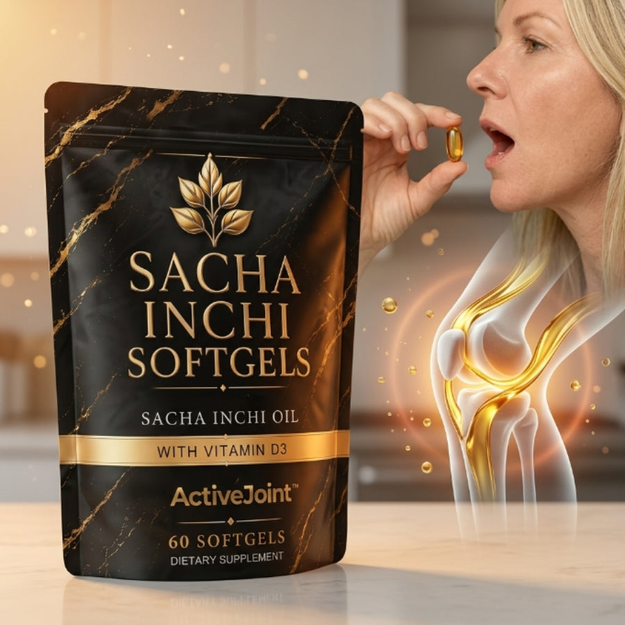 ActiveJoint™ | Organic Sacha Inchi Oil & Vitamin D3 Softgels