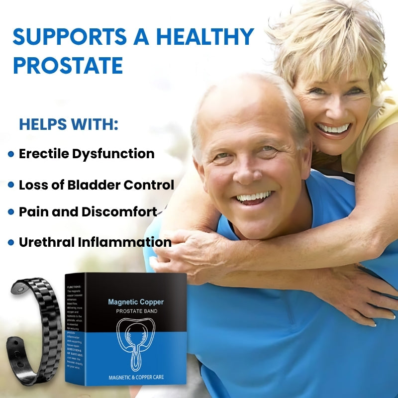 ProstateBand™ | Magnetic Copper Bracelet for Prostate Health