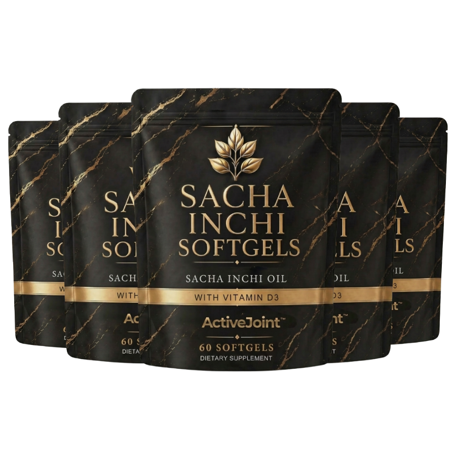 ActiveJoint™ | Organic Sacha Inchi Oil & Vitamin D3 Softgels