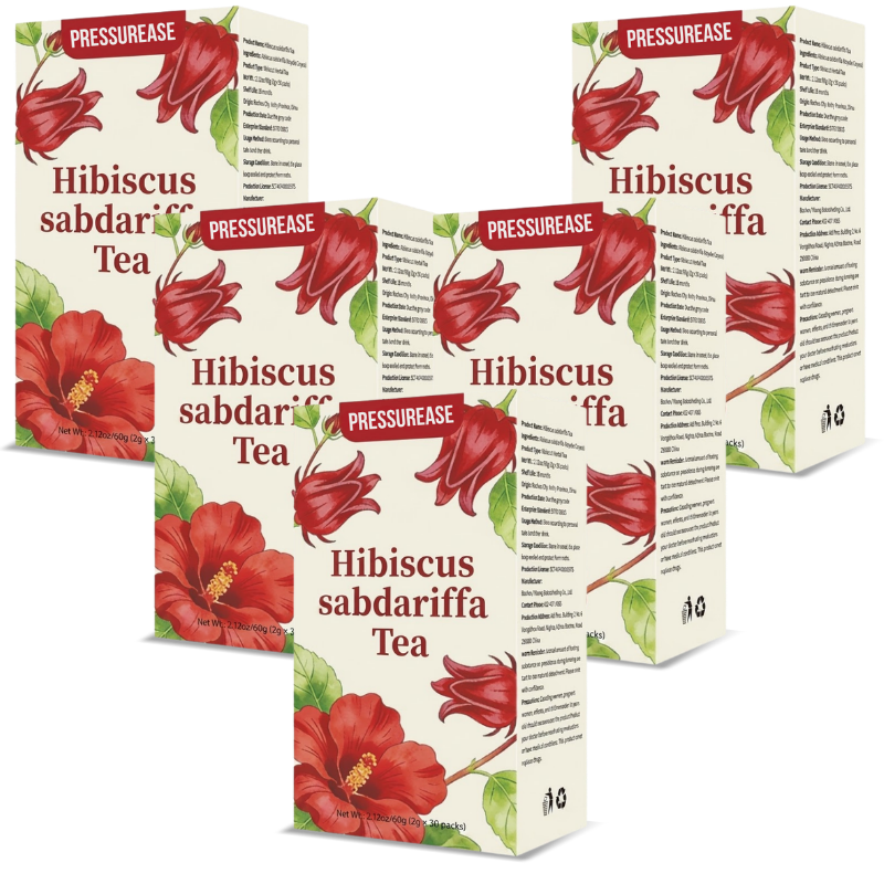 PressurEase™ | 100% Pure Hibiscus — No Fillers