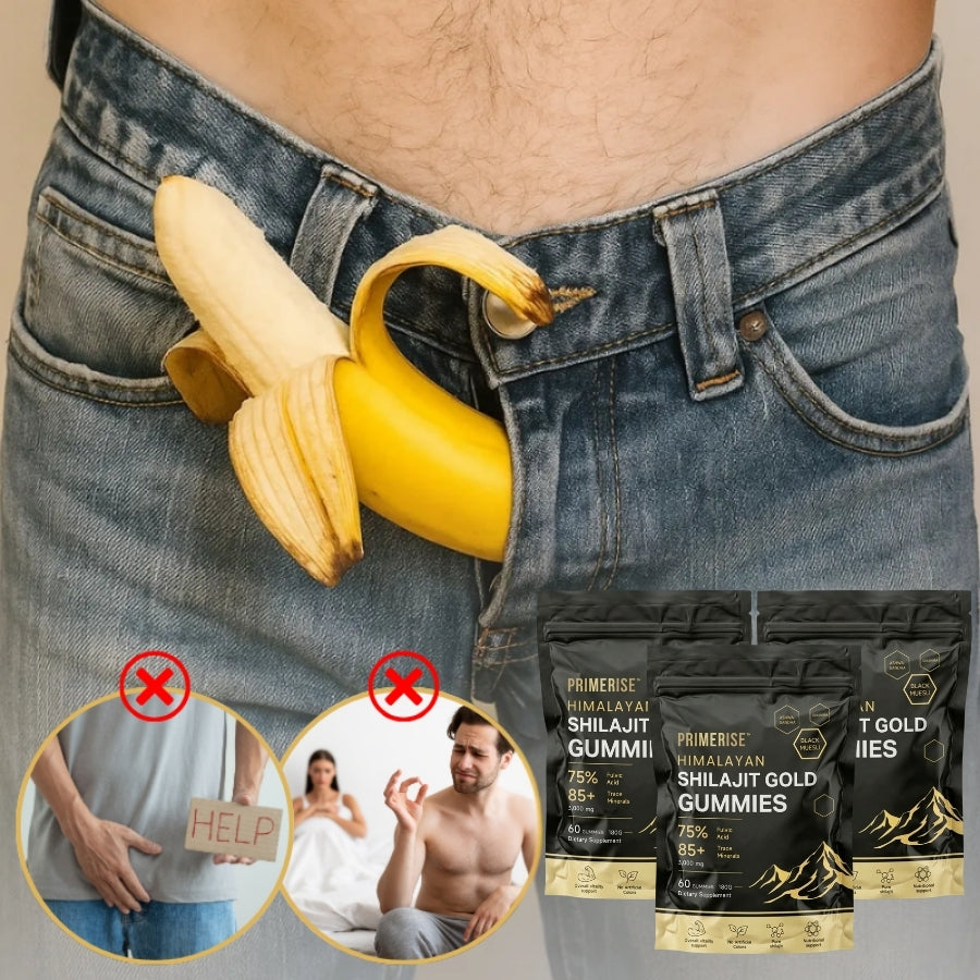 PrimeRise™ | 3-in-1 Shilajit Gummies for Male Vitality
