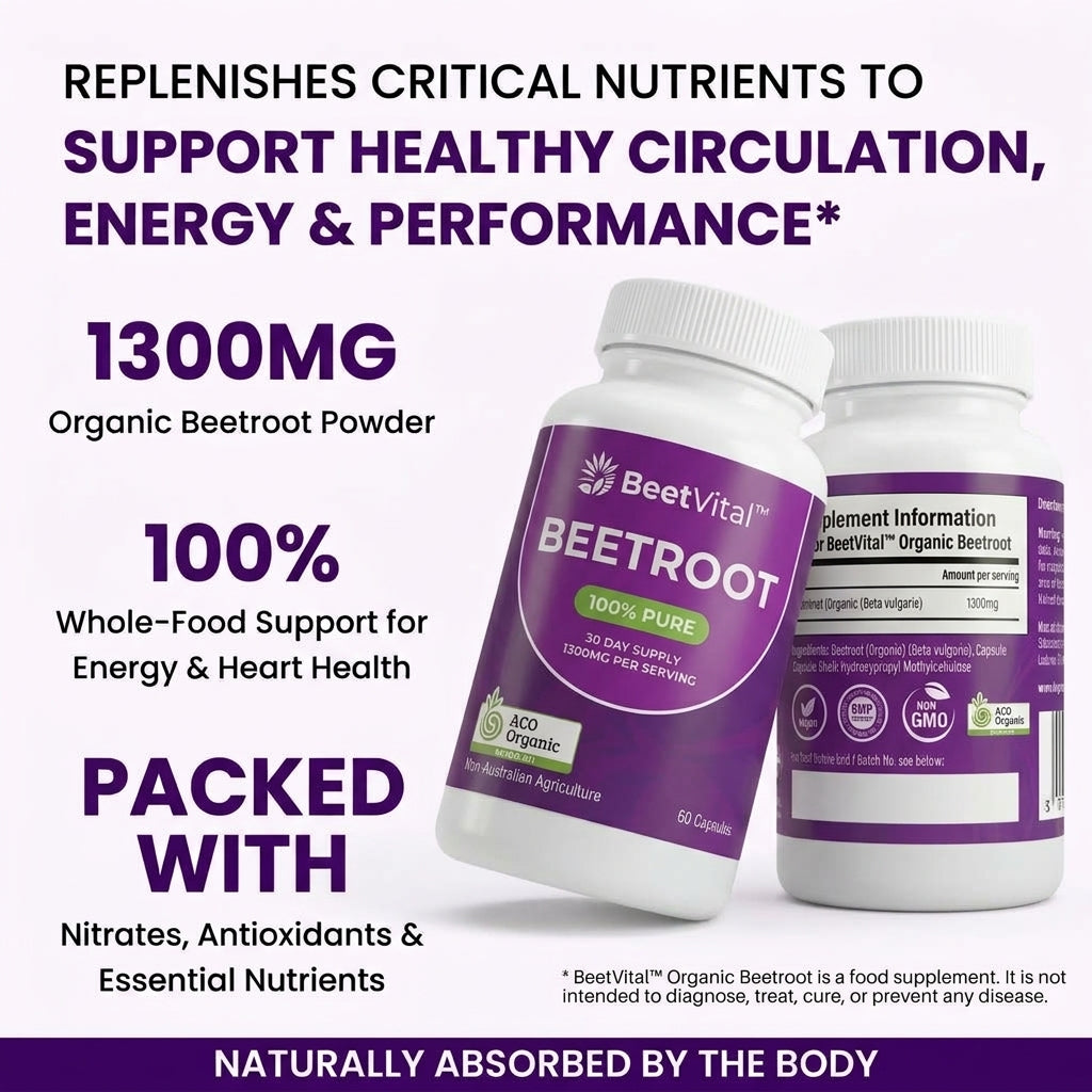 BeetVital™ | Organic Beetroot Capsules