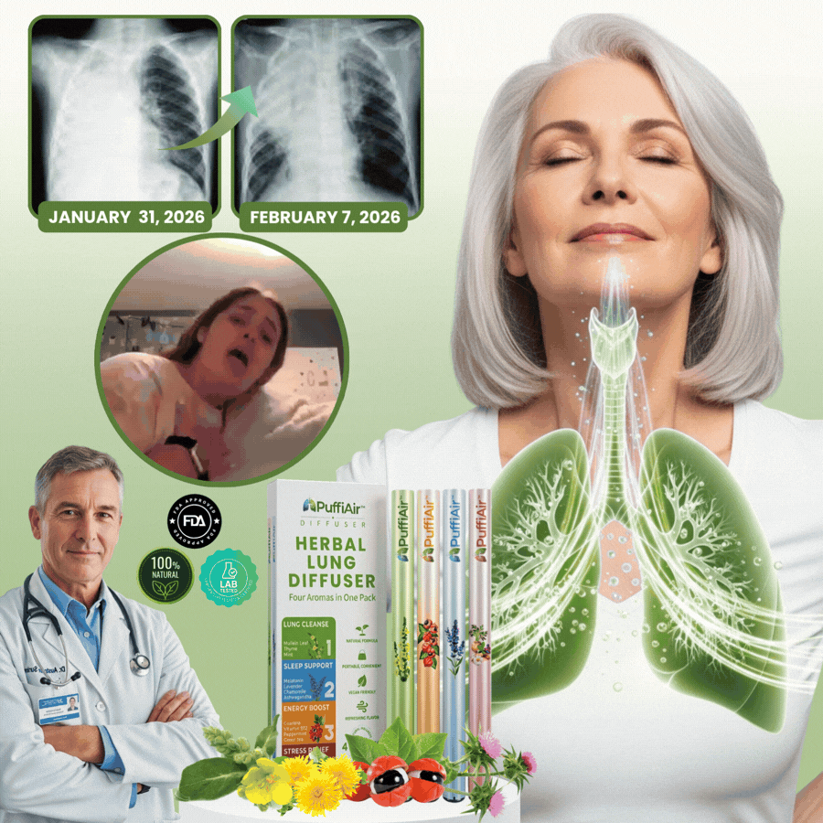 PuffiAir™ | Mullein Leaf Diffuser (4 Aromas in One Box)