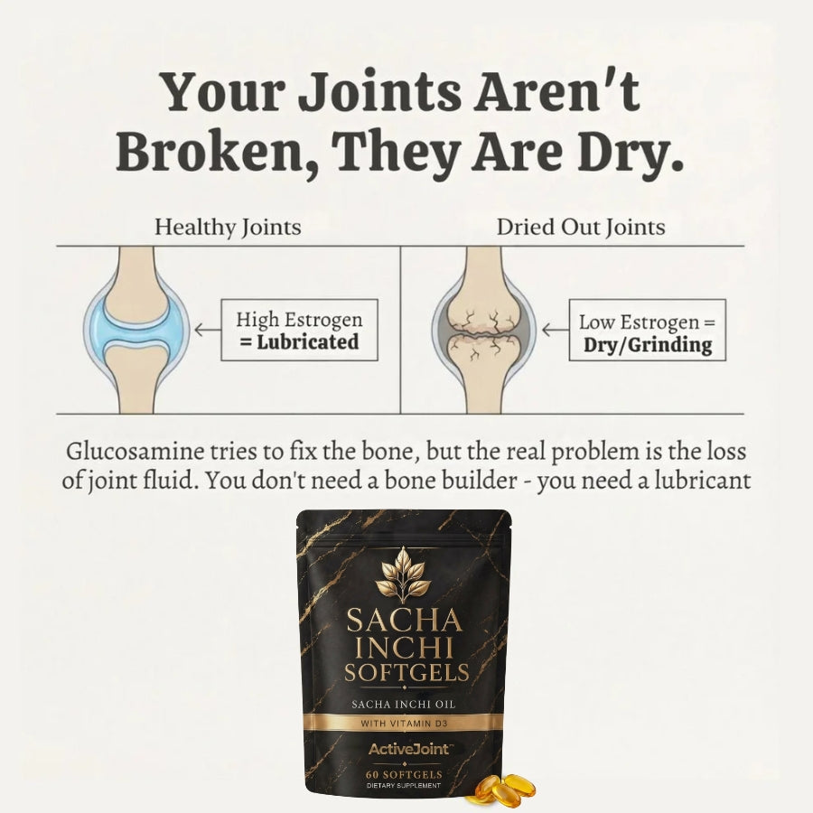 ActiveJoint™ | Organic Sacha Inchi Oil & Vitamin D3 Softgels