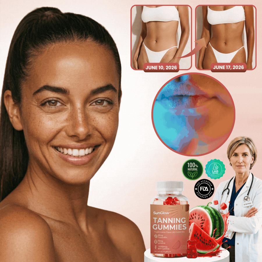 SunGlow™ | Tanning Gummies (Watermelon Flavor)