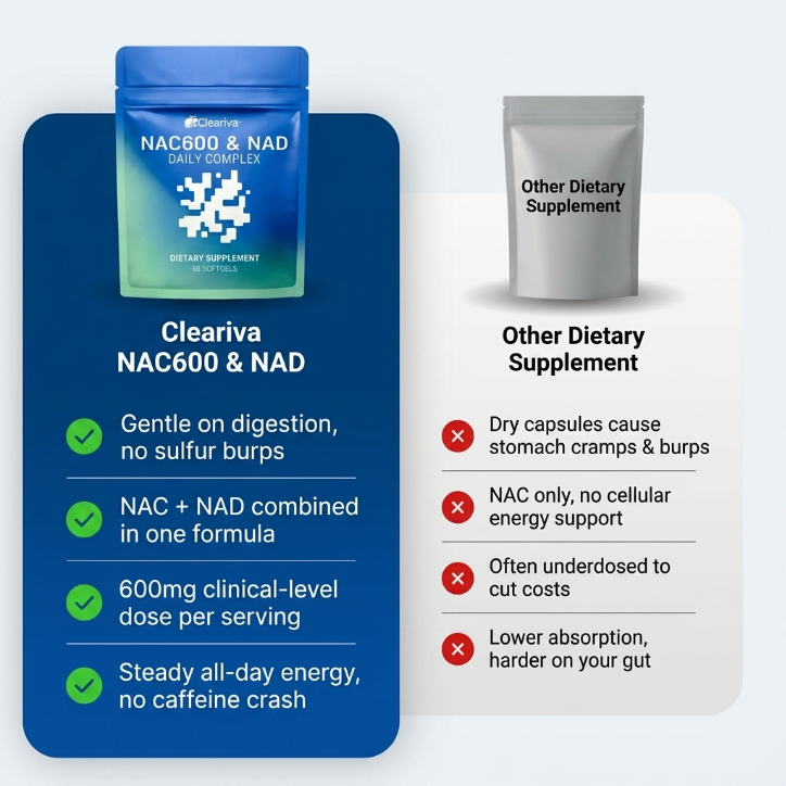 Cleariva™ | NAC600 & NAD Daily Complex